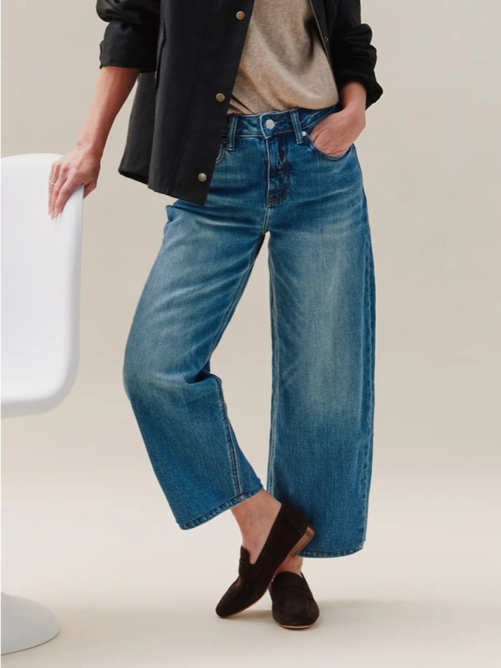 Quince Bella Stretch Barrel Jean size 29 - Picture 5 of 15